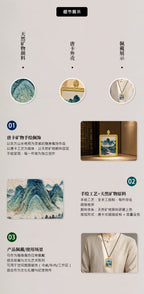 笔架三台·稳基成势 | 唐卡手绘随身佩饰