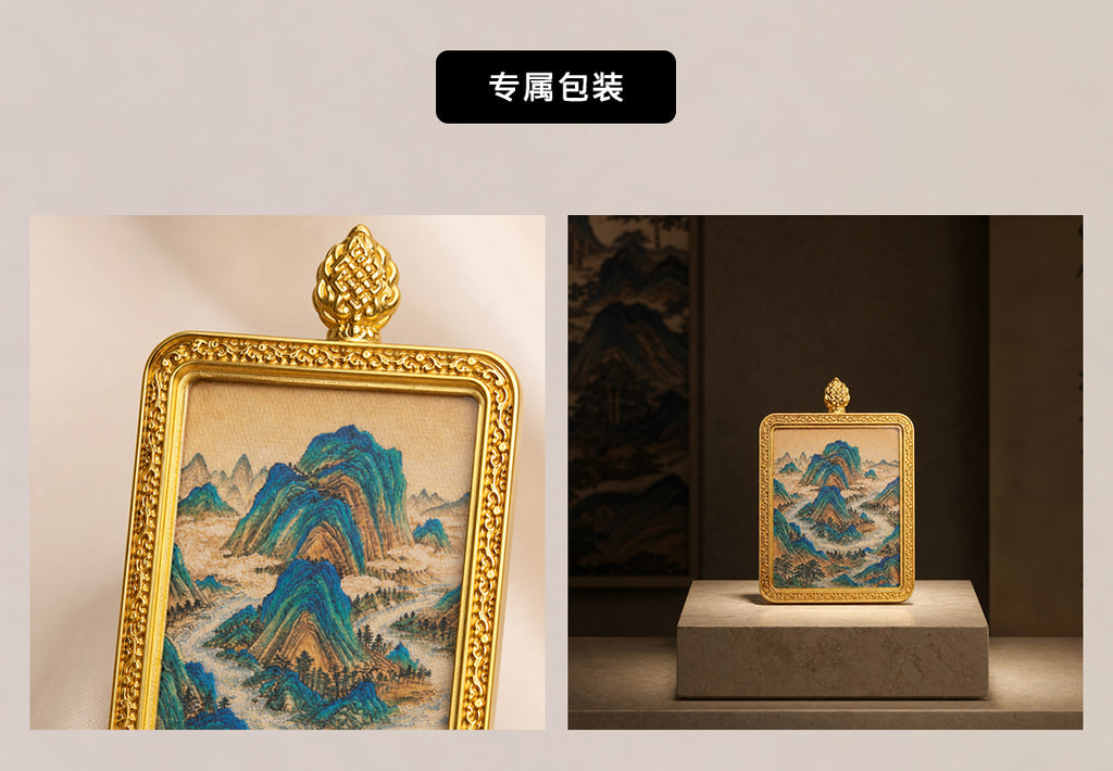 玉带环腰·环护成局 | 唐卡手绘随身佩饰