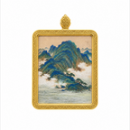 黄龙入海·龙归大势 | 唐卡手绘随身佩饰