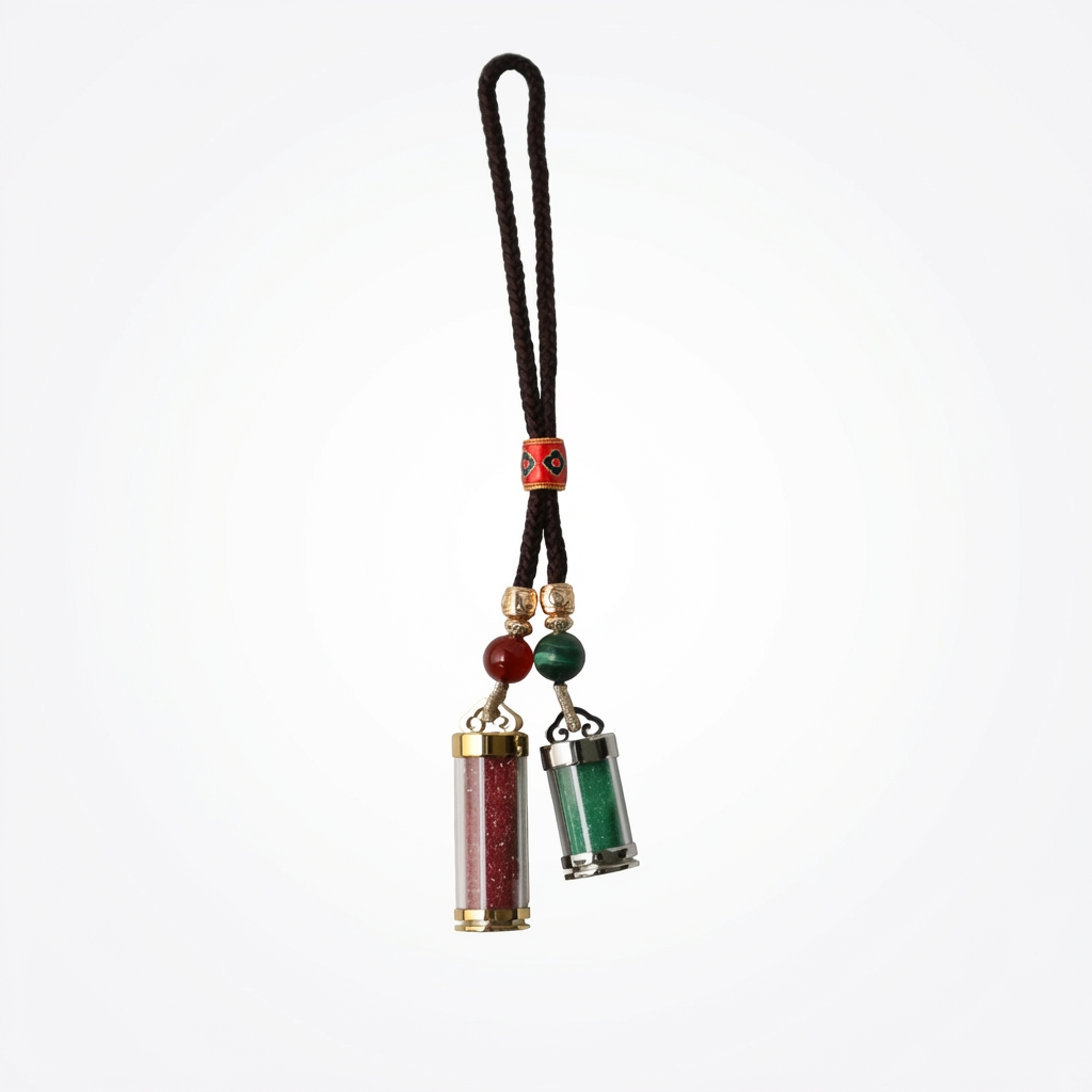Natural Raw Ore Pendant, Double Pendant Style