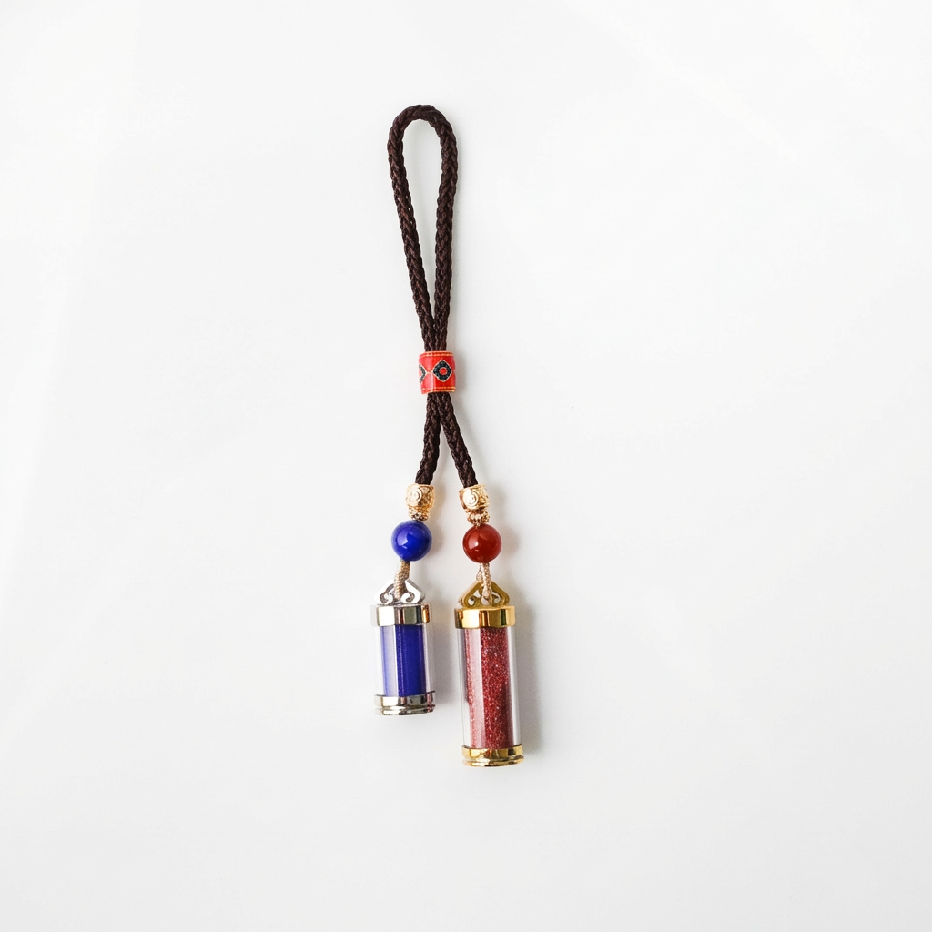 Natural Raw Ore Pendant, Double Pendant Style